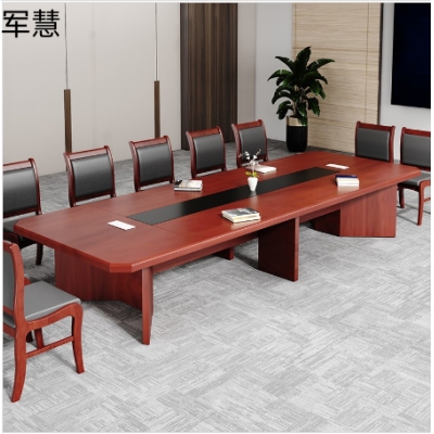 军慧红棕色办公桌JHBGZ-23