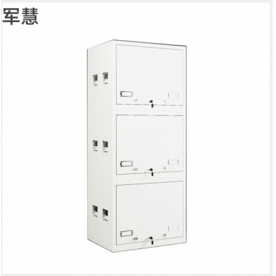 军慧白色三节储物柜JH-6656
