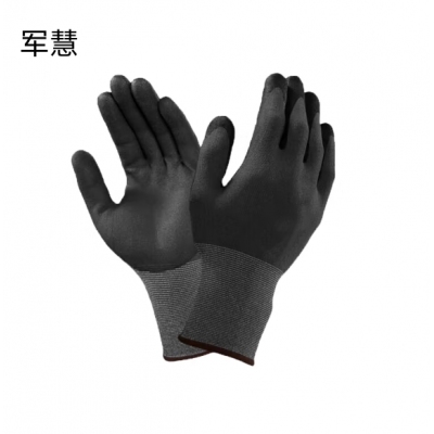 军慧丁腈涂层通用防护劳保手套   JH-6628  12副/打