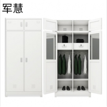 简易衣柜 军慧 四门 白色