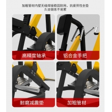 中衡创赢背肌后展训练器ZHCY-6643 商用健身器材综合训练其力量训练器械