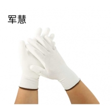 军慧PU涂层浸胶劳保手套 白色   JH-6640     144副/箱 【浸胶手套】