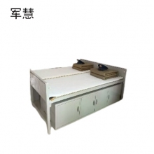 军慧 办公家具铁床钢制1000*2000*400（含柜子）JH-6938