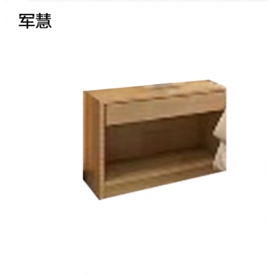 军慧JH-6941 床头柜胡桃色卧室储物柜 