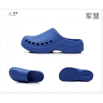 军慧蓝色拖鞋36码JH-6779