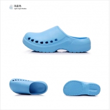 军慧浅蓝色拖鞋40码JH-6799