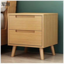 军慧原木色床头柜JH-6803