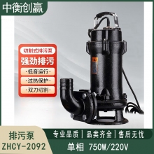 排污泵单相750W/220V 中衡创赢ZHCY-2092